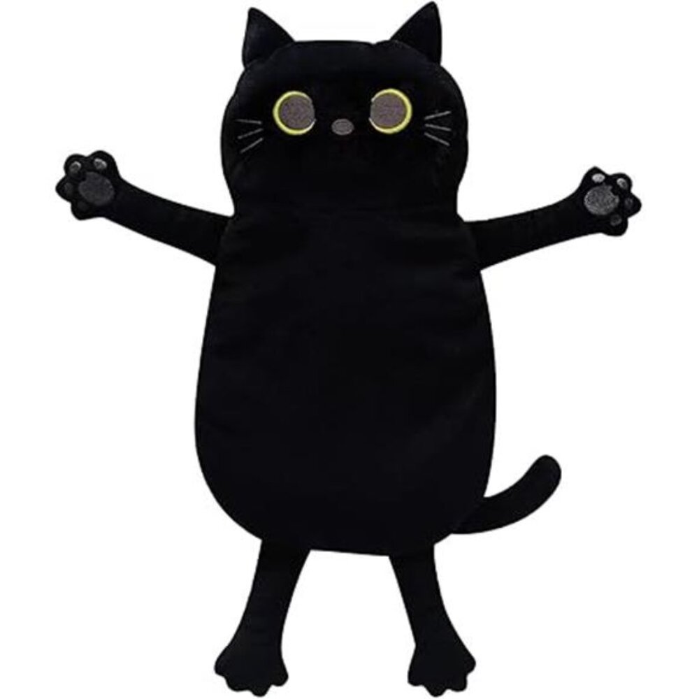 KITTY CAT Black Kitten Microwave Heating pad NWT Brand new MEOW Kitty Gift - Picture 1 of 7